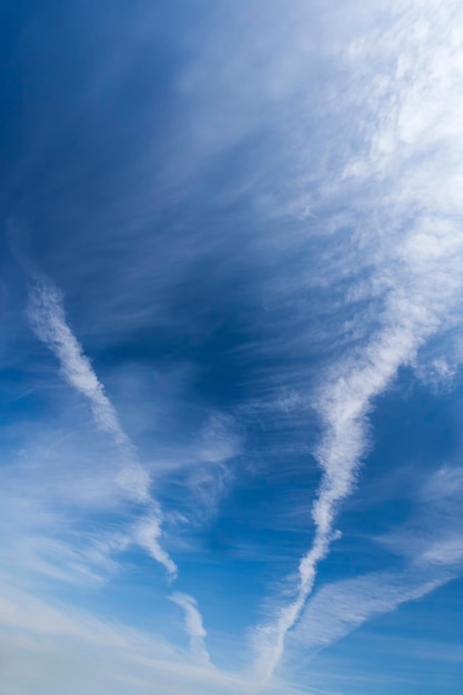 The sky with white clouds,close up