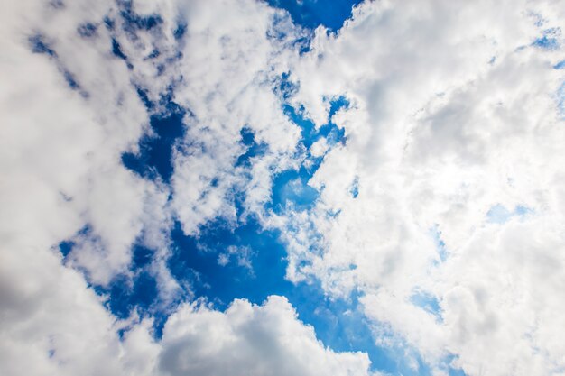 Cielo con nuvole bianche