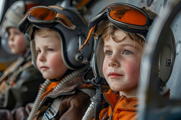 Skybound Dreams Rising Young Pilots Soar with Imagination