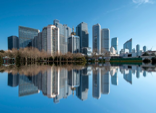 The Skyline of Architectural Landscape of Qingdao Seaside City