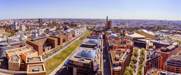 Skyline of berlin on a summer day germany