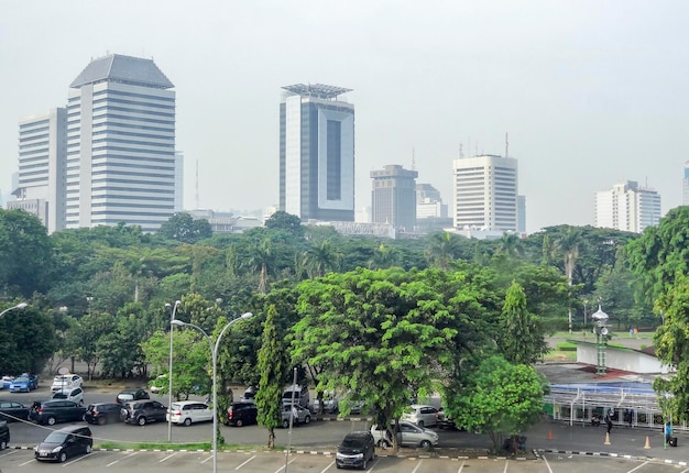 Skyline of Jakarta in Java