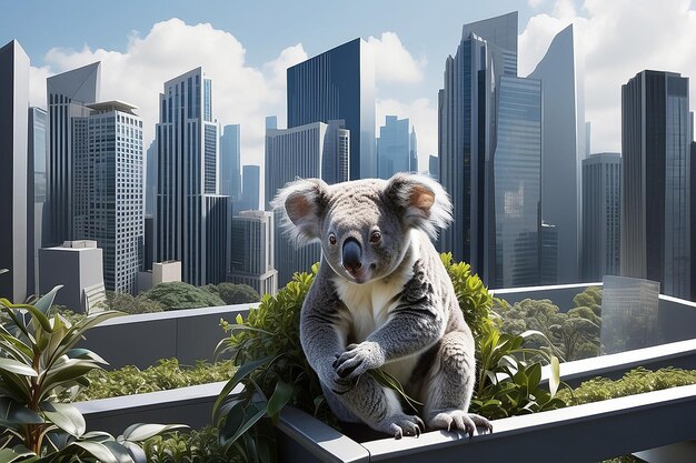 Foto skyline koala