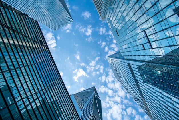 Skyline of modern urban architecture landscape