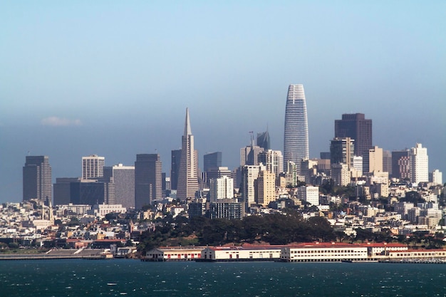 Skyline of San Francisco at summer USA