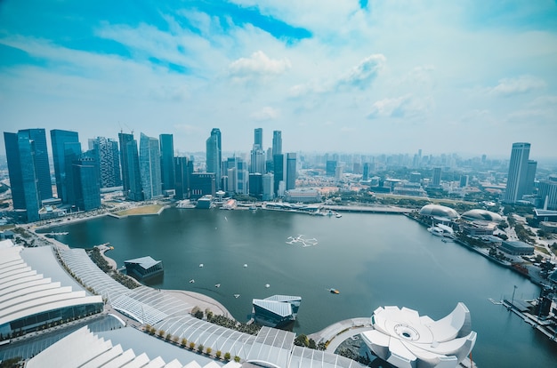 Skyline van Singapore