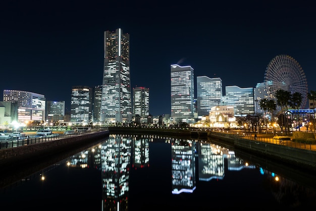 Skyline van Yokohama