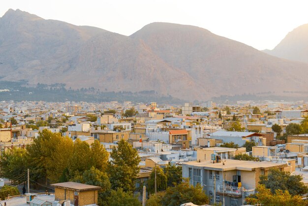 Photo skyline view of kermanshah iran