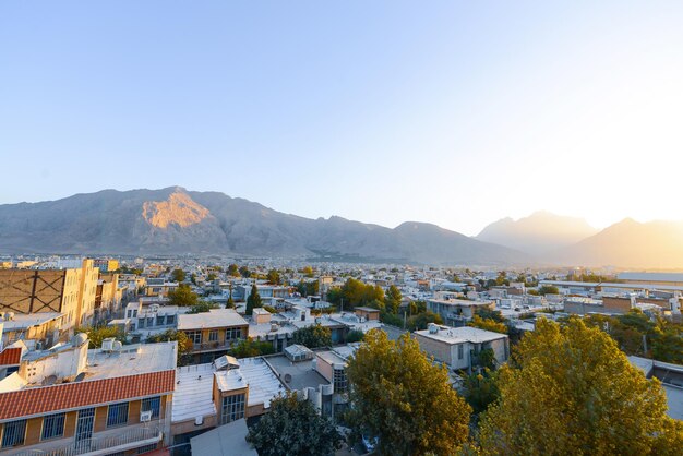 Skyline view of Kermanshah Iran