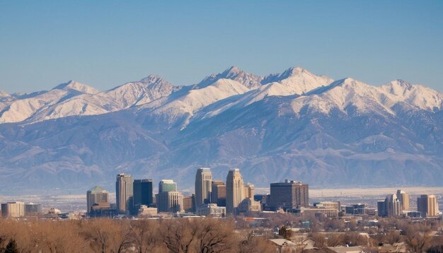 Photo skylineofsaltlakecitydowntowninutahwithwaenhanced