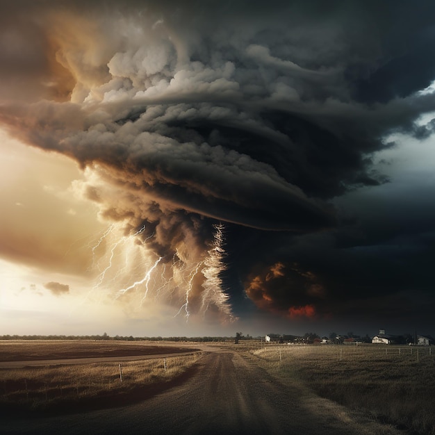 Skys Wrath Massive Tornado Emerges
