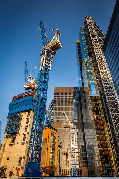 Foto skyscapers bouwen in londen