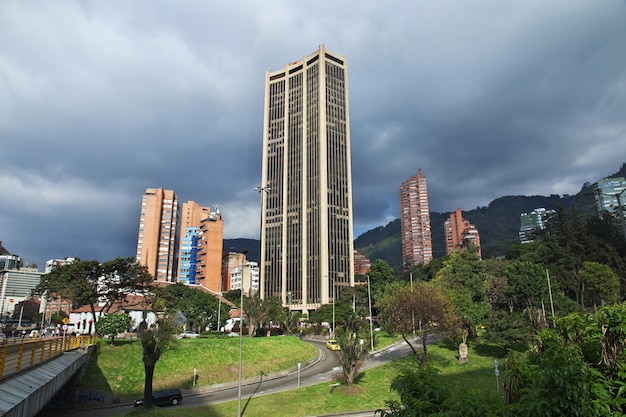 The skyscraper in Bogota, Colombia, South America