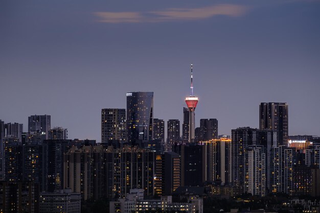 Photo skyscrapers in city