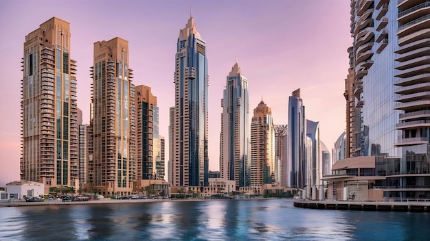 Skyscrapers in dubai marina