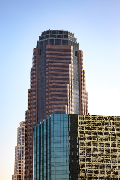 Grattacieli nel distretto finanziario di los angeles california