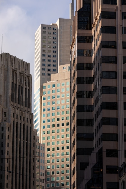 Foto grattacieli dal centro di san francisco, in california