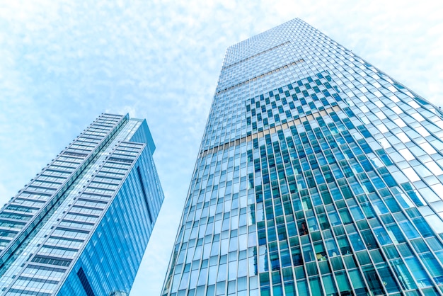 Skyscrapers from a low angle view 