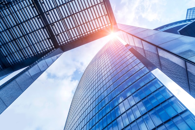 Skyscrapers from a low angle view 