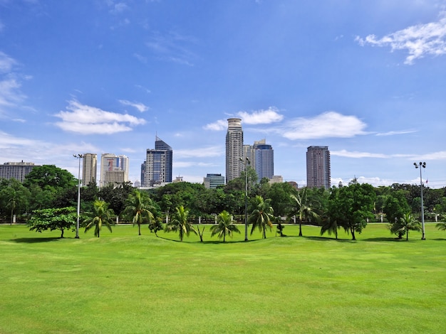 Skyscrapers in Manila city, Philippines