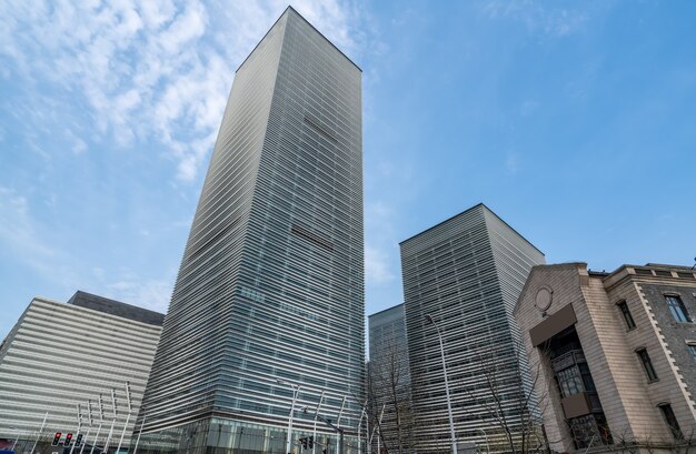 Photo skyscrapers in shanghai lujiazui financial district