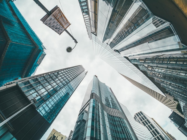 Skyscrapers View From Ground