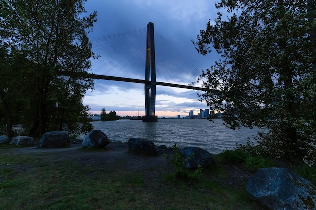 Skytrain bridge in new westminster and surrey greater vancouver