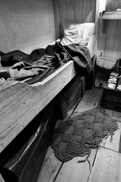 Slaapvertrekken op de SS Great Britain in droogdok in Bristol