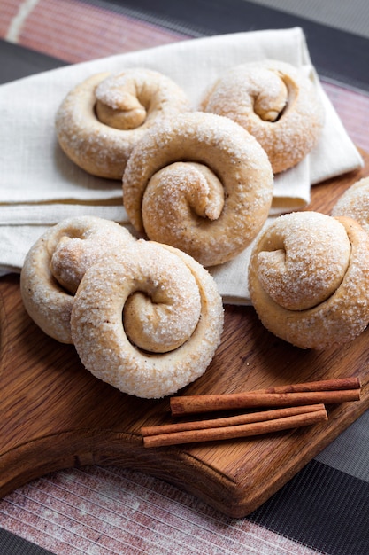 Slak suiker koekjes met kaneel