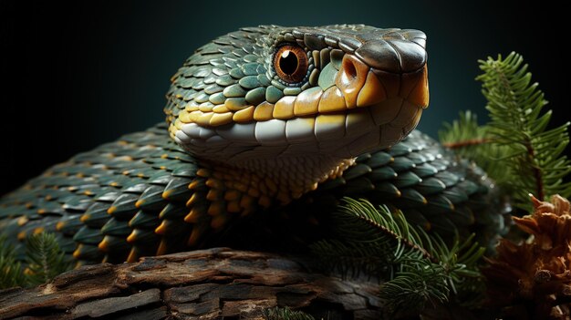 Slangen Serpentes zijn een suborde van de klasse van reptielen van de Scalyidae divisie giftige wezens roofdier angstaanjagend en mooi gevaarlijke schubben en huid