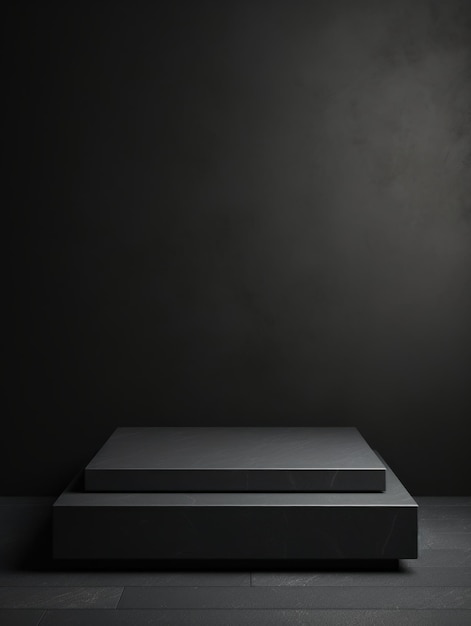 Slate stone minimalistic product podium