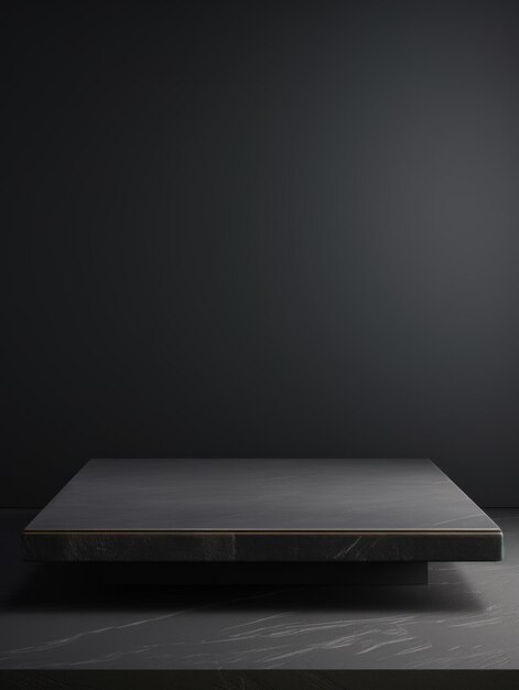 Slate stone minimalistic product podium