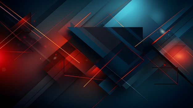 Foto sleek and modern geometric background with clean lines created ai
