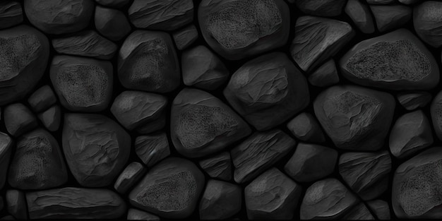 Sleek Black Stone Texture Background for Modern Designs