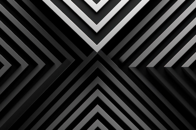 Photo sleek black and white minimalist abstract background clean lines and shapes for modern design