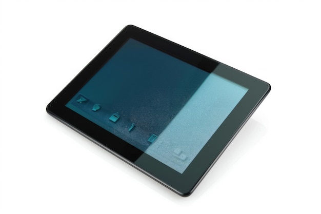 Foto un tablet digitale elegante con uno schermo ad alta risoluzione e un design moderno