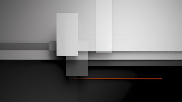 Sleek en minimalistisch abstracte compositie met schone lijnen en negatieve ruimte geweldig voor bedrijfspresentaties Suprematisme en moderne kunst stijl achtergrond