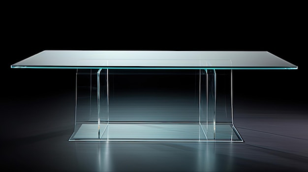 Sleek Glass Tabletop