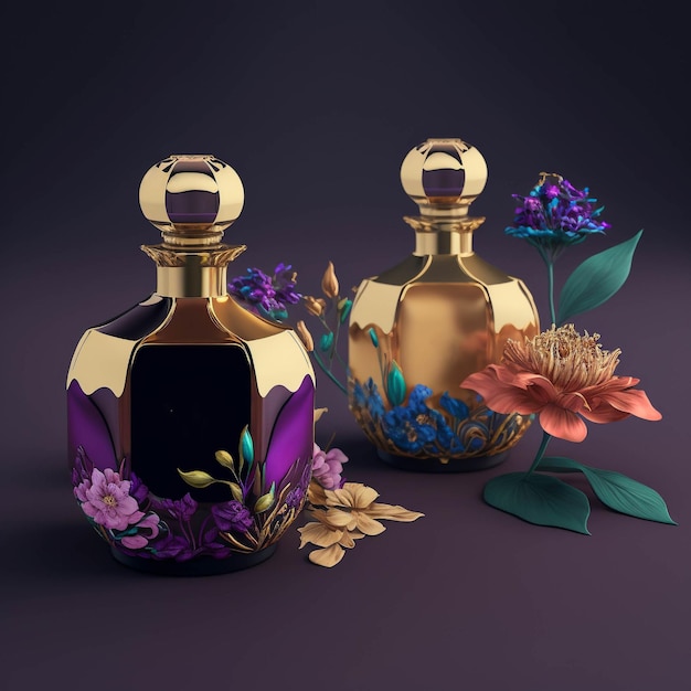 Sleek and Modern Fragrance Mockup