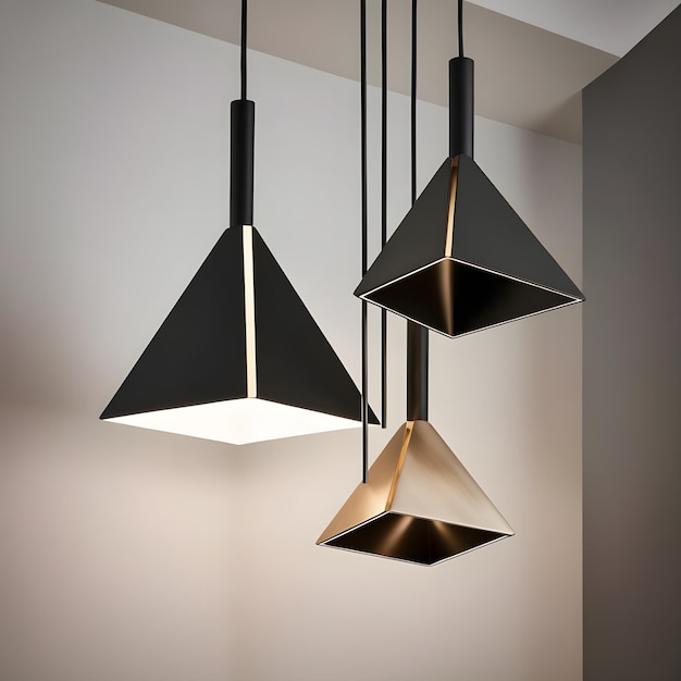 Modern geometric pendant light best sale