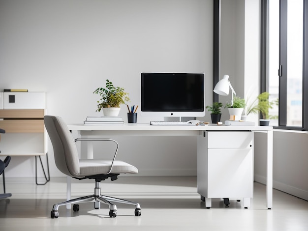 Sleek Modern Office Desk