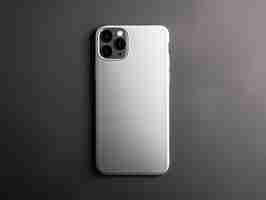 Photo sleek phone case mockup for smartphone protection ai generated