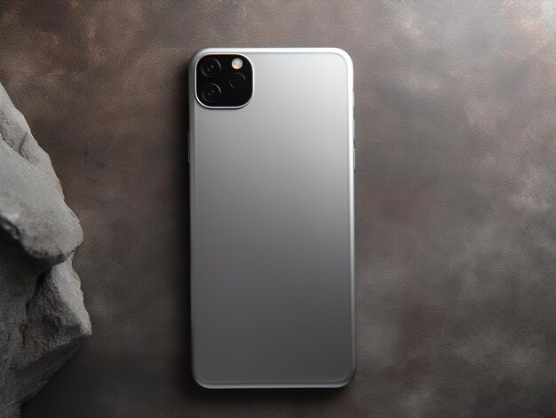 Photo sleek phone case mockup for smartphone protection ai generated