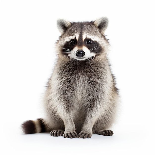 Sleek Raccoon Portrait