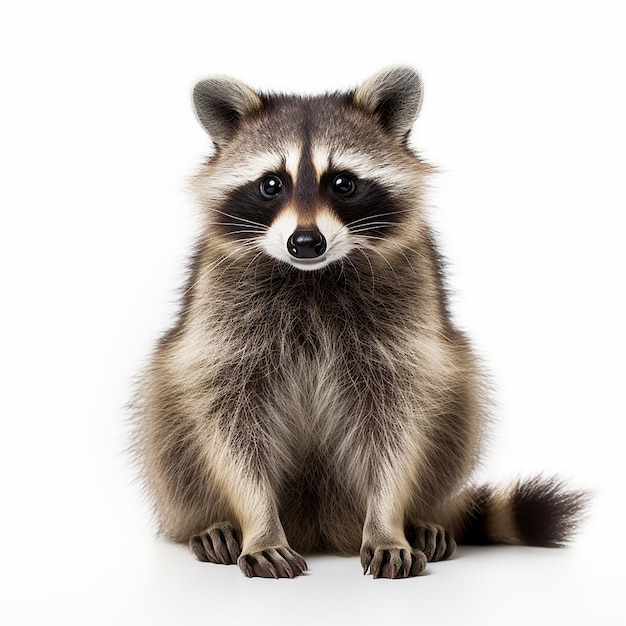 Sleek Raccoon Portrait