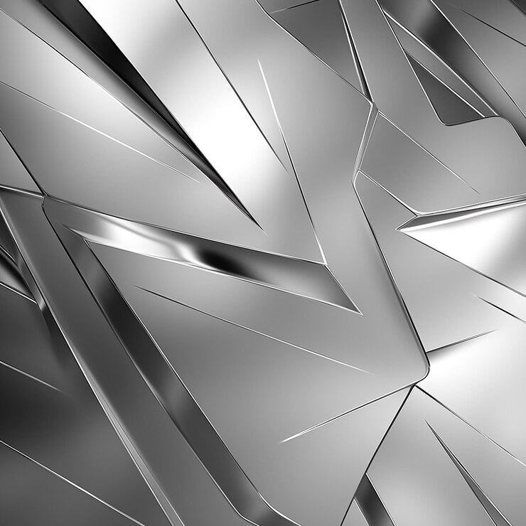 Photo sleek silver metal elegance abstract background