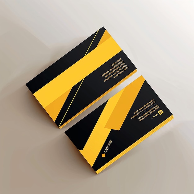 sleek and stylish business card template vector modern creative and clean unique design