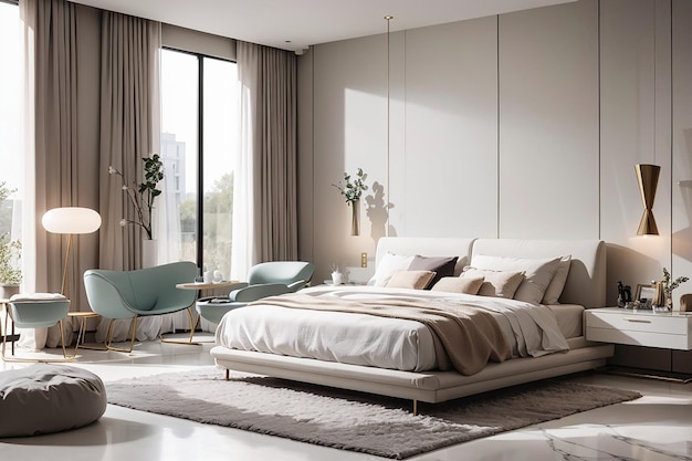 Sleek and Stylish Contemporary Bedroom Design