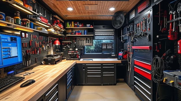 Sleek Tool Room Interior Concept