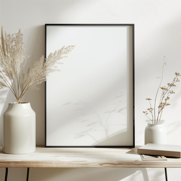 Sleek Vertical Black Frame for Home Decor